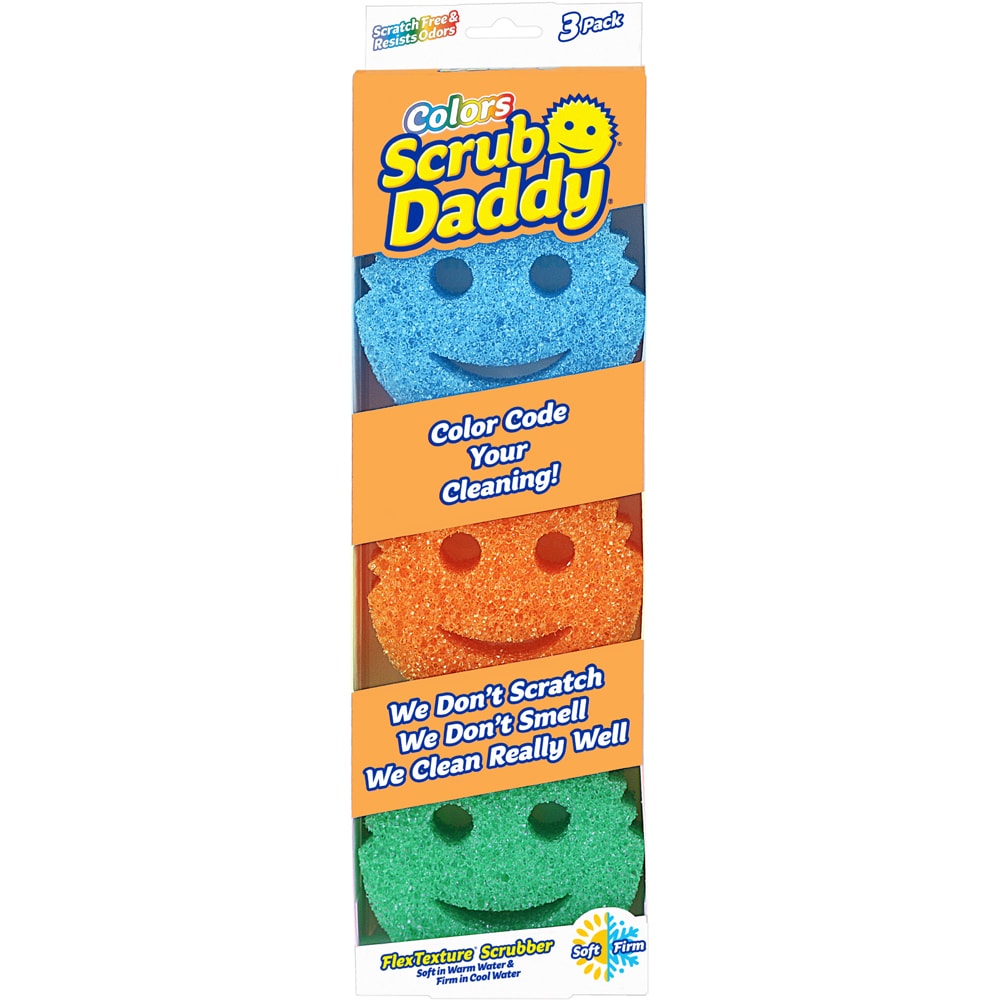 Städsvamp  Colour 3-pack Scrub Daddy
