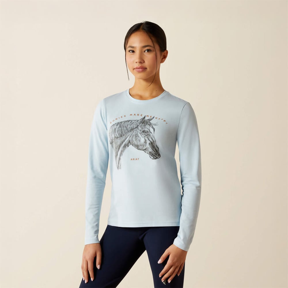 Långärmad T-shirt Junior Happy Tee ARIAT®