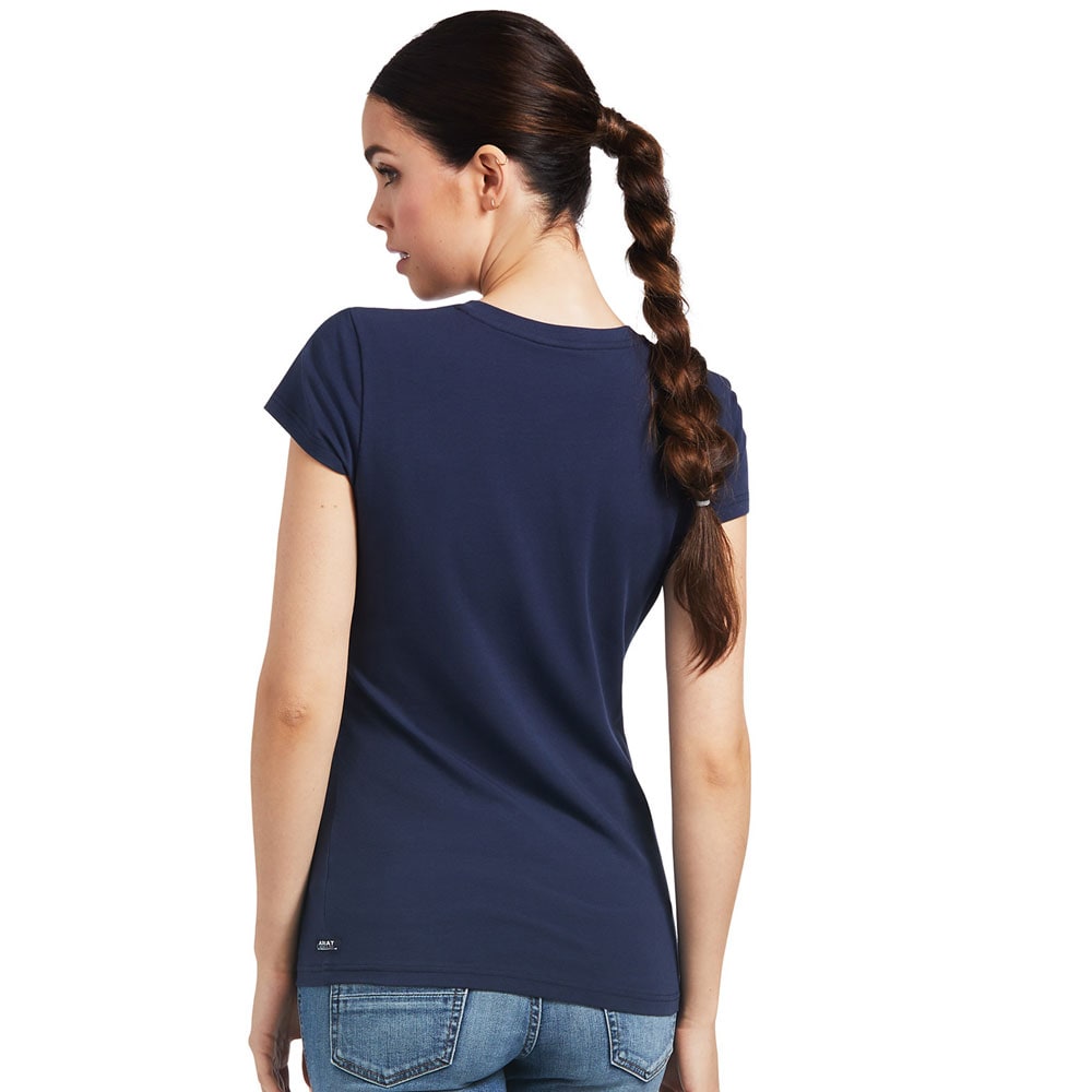 T-shirt Kortärmad Vertical Logo ARIAT®