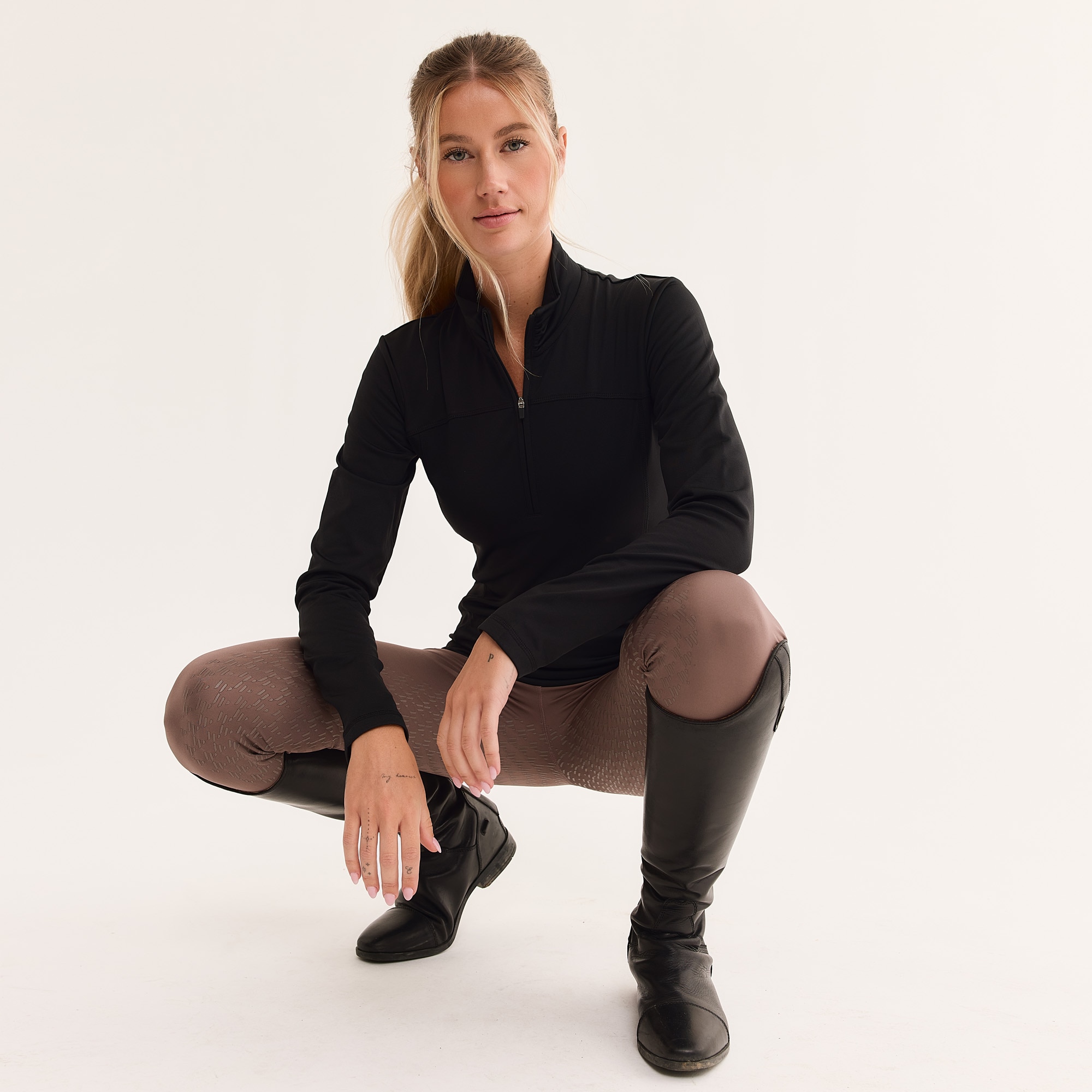 Funktionstopp Ella half zip CRW®