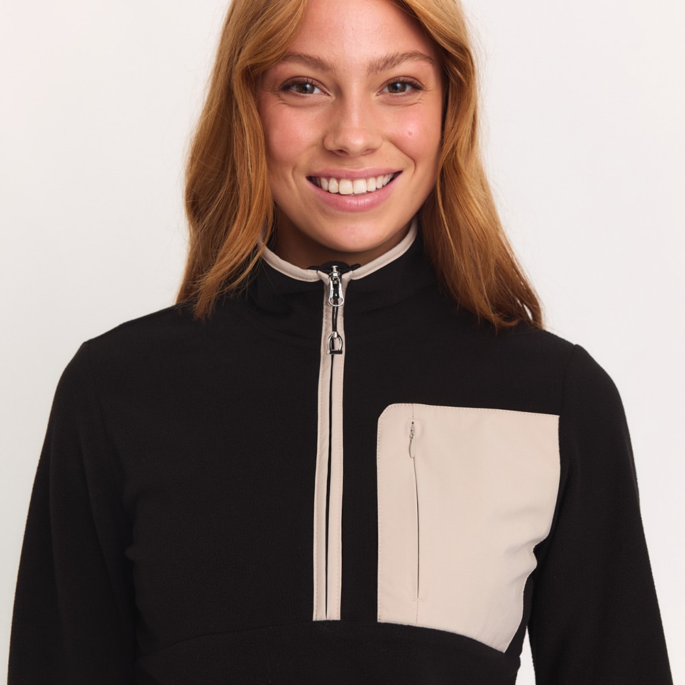 Fleecetröja  Basic 1/2 zip CRW®