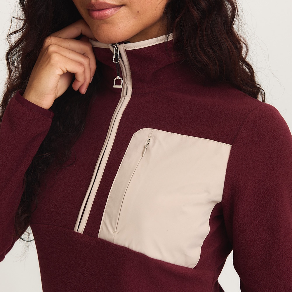 Fleecetröja  Basic 1/2 zip CRW®