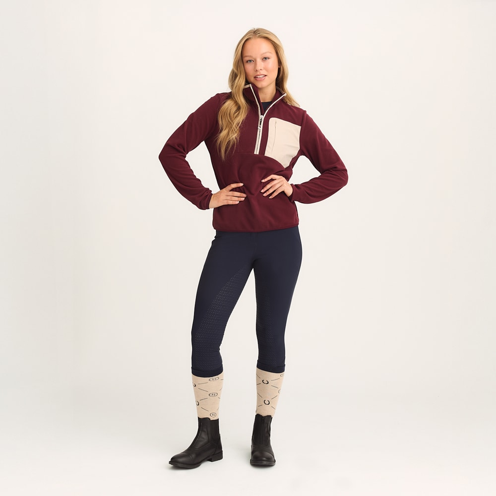 Fleecetröja  Basic 1/2 zip CRW®