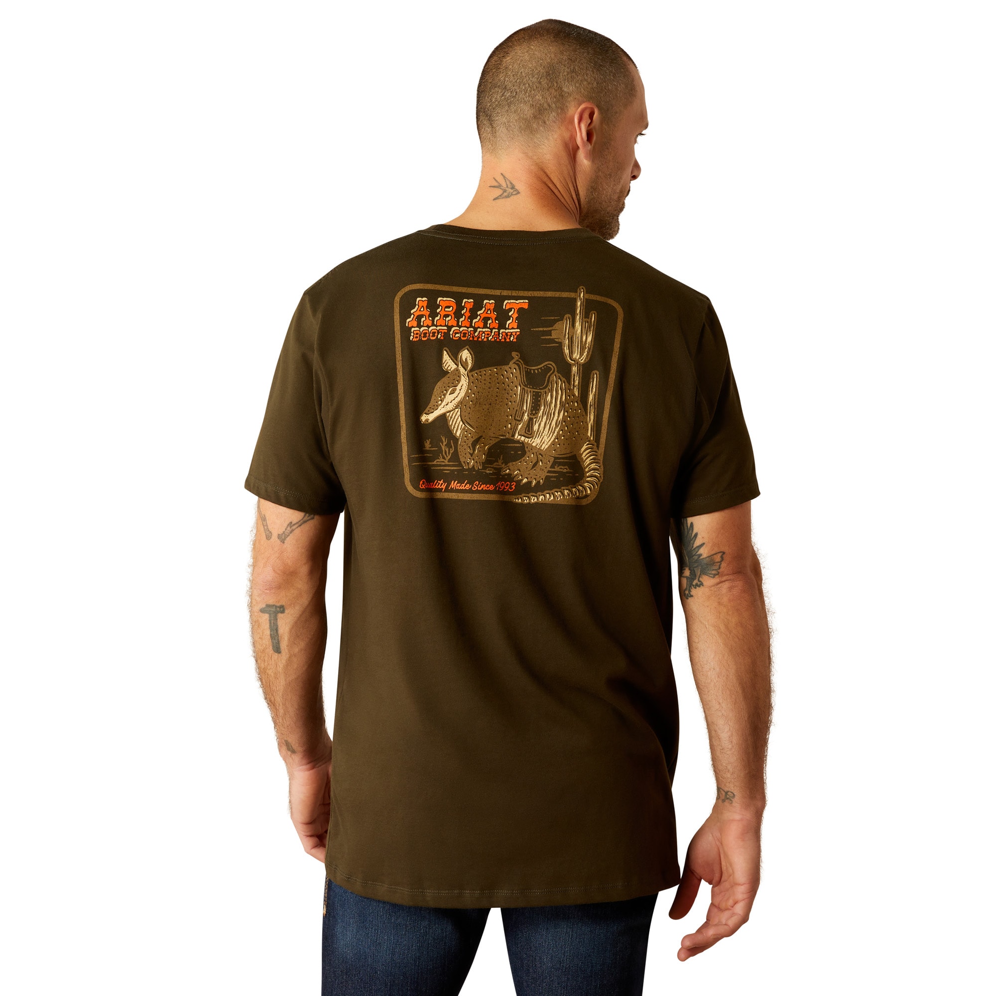 T-shirt  Mns Armadillo on a Half Shell ARIAT®