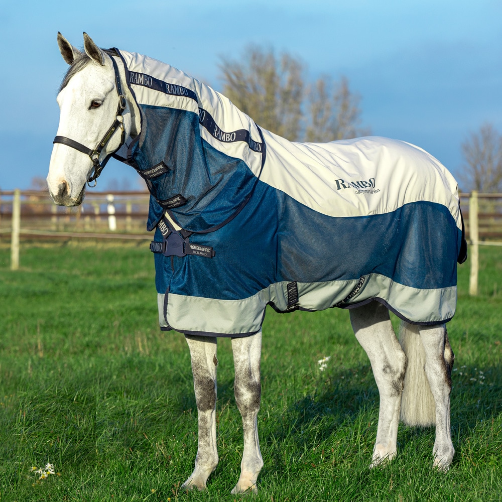 Regn-/Flugtäcke  Rambo Summer Series Turnout Horseware®