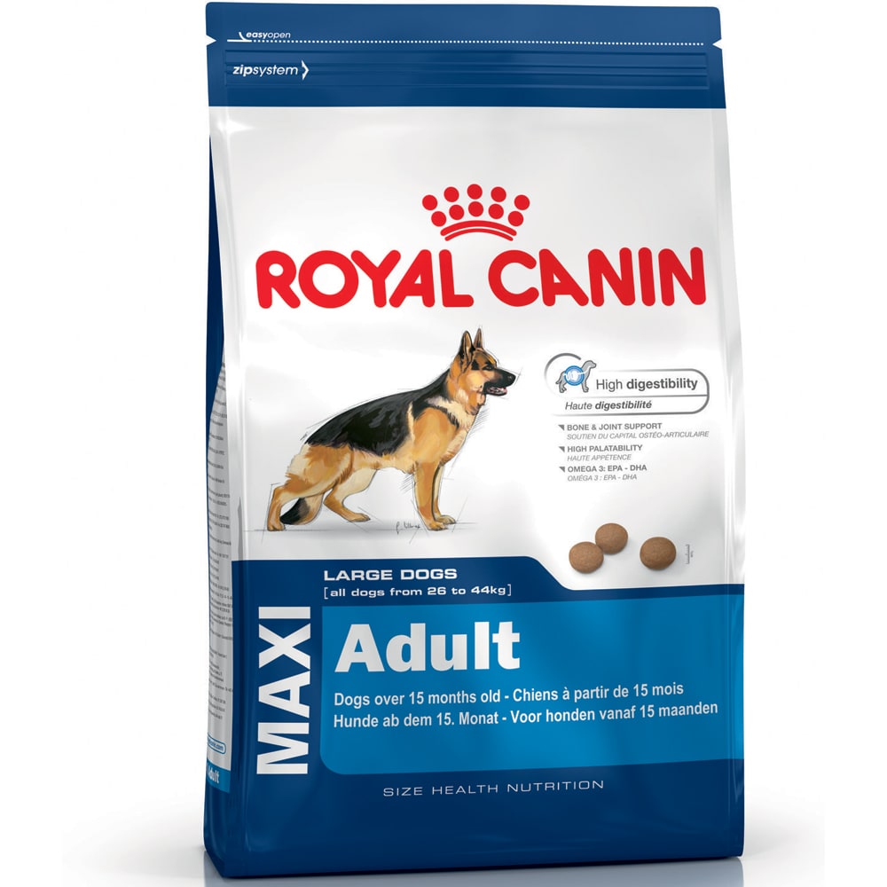 Torrfoder Hund  Maxi Adult 15 kg Royal Canin