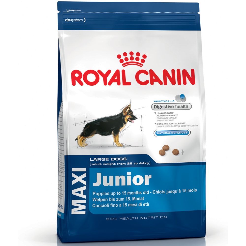 Torrfoder Hund  Maxi Junior 15 kg Royal Canin