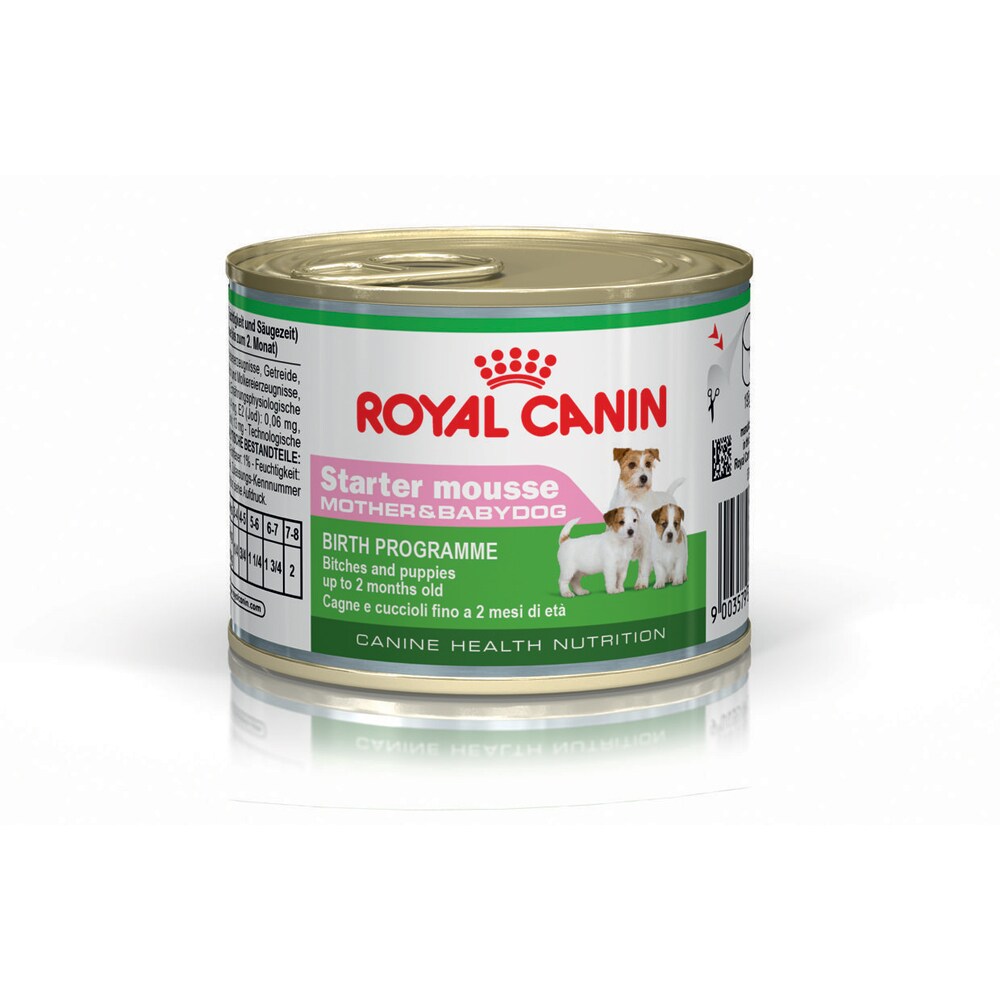 Våtfoder Hund  Starter Mousse Mother & Baby 195 g Royal Canin