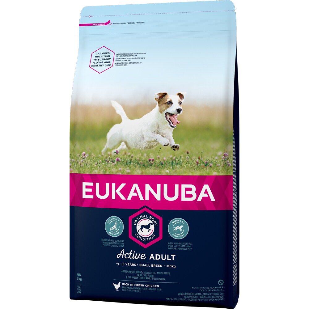 Torrfoder Hund  Adult Small Breed 3 kg Eukanuba