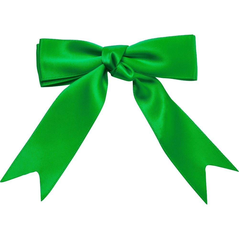 20 Satin Ribbon Bows Emerald Green Ribbon Bows Green Satin -  Sweden