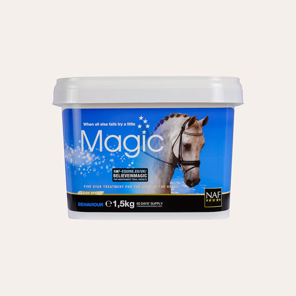 Kompletteringsfoder Häst Magic pulver 1,5 kg NAF