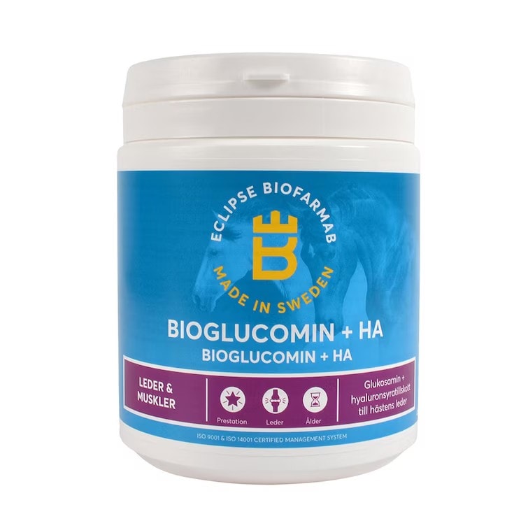 Kompletteringsfoder  BioGlucomin + HA Eclipse Biofarmab
