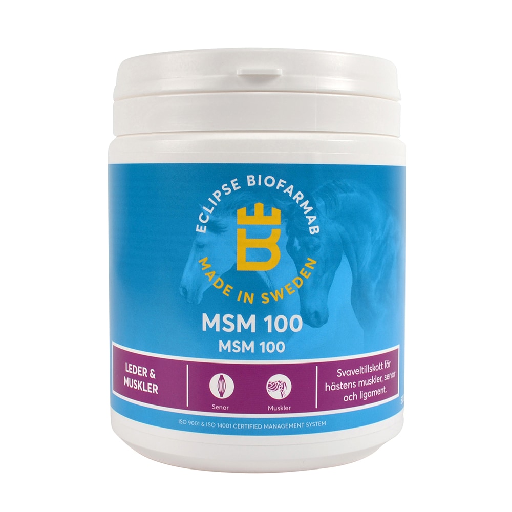 Kompletteringsfoder  MSM 100 500 g Eclipse Biofarmab