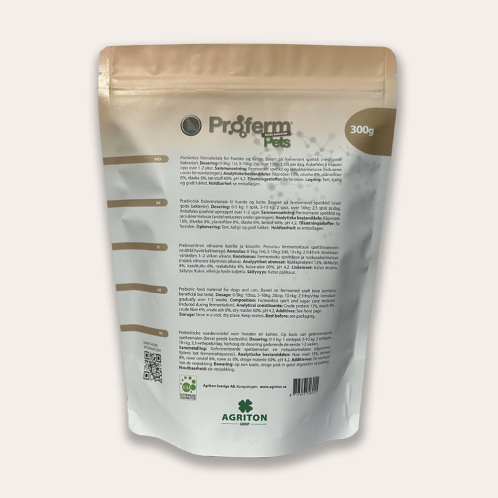 Kompletteringsfoder 300 g Proferm Pets Agriton