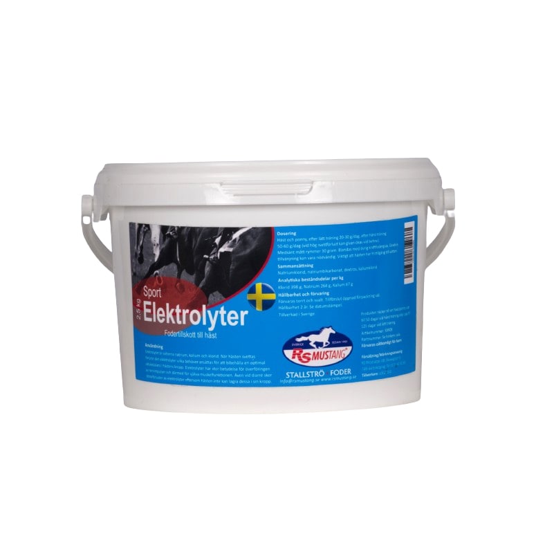 Kompletteringsfoder 2,5 kg Elektrolyter RS Mustang