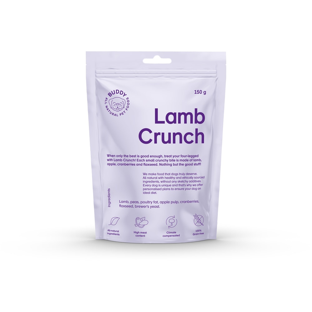 Hundgodis 150 g Crunchy Snack Lamb BUDDY