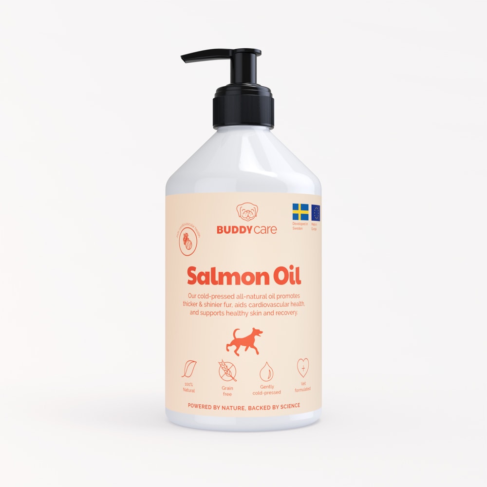 Kompletteringsfoder 500 ml Salmon Oil BUDDYCare