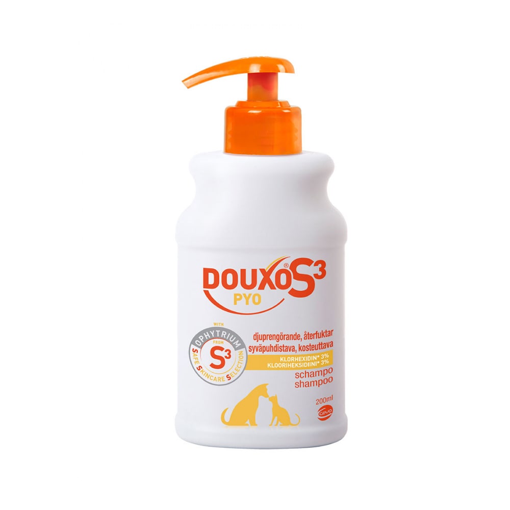 Hundschampo  S3 Pyo Schampo 200ml Douxo