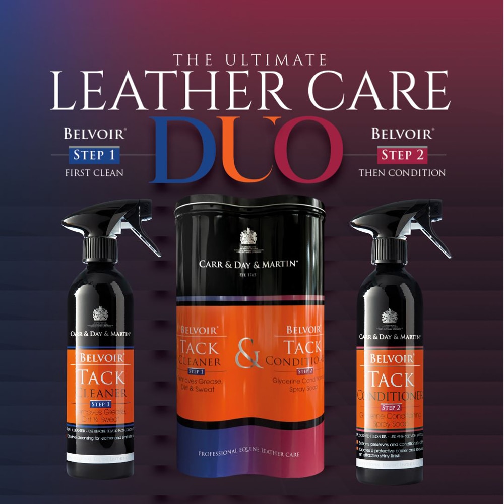   Belvoir Tack Leather Duo 2 x 500ml Carr & Day & Martin