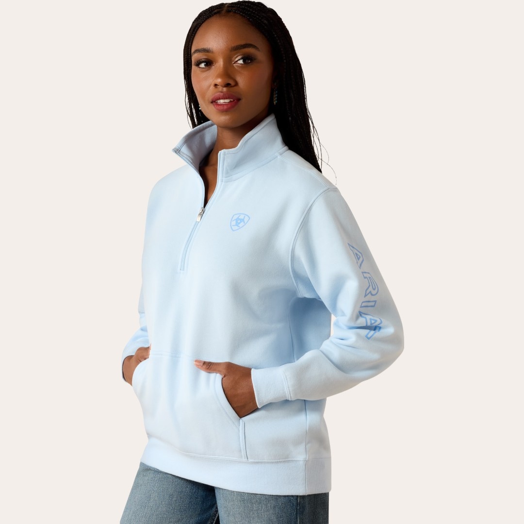 Sweatshirt Foundation Logo Half Zip ARIAT®