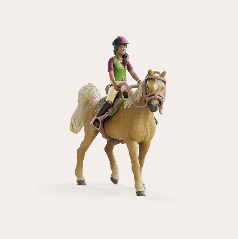 Leksak  Horse Club Sarah & Mystery Schleich