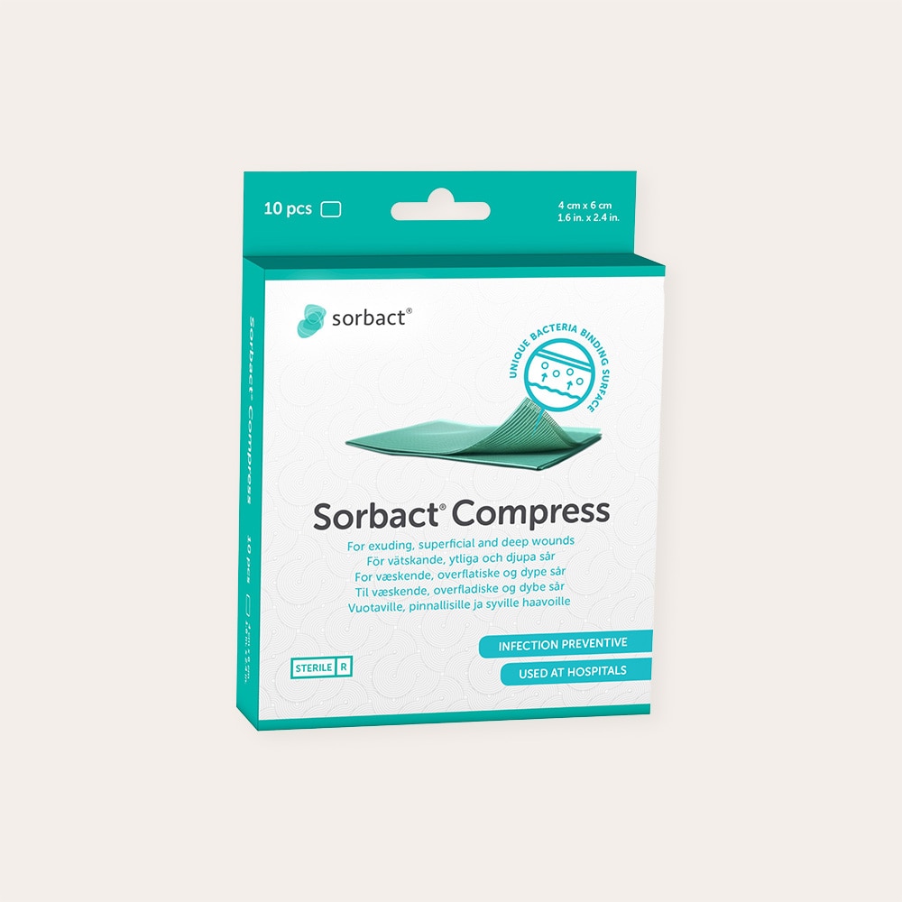  10-pack Compress Sorbact