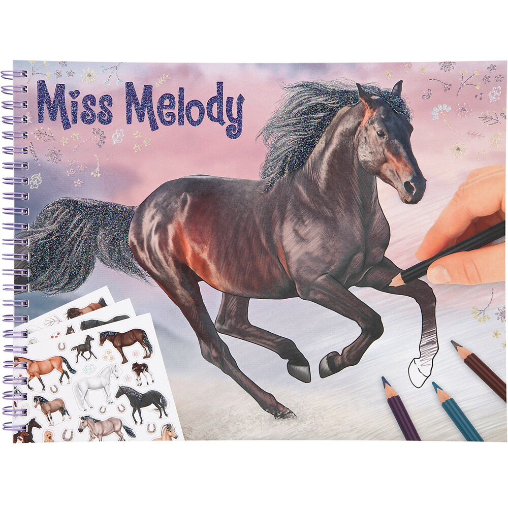 Målarbok   Miss Melody