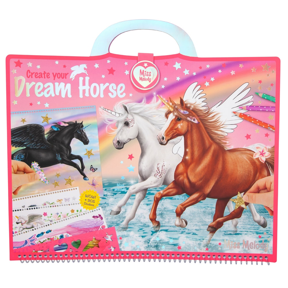 Målarbok  Dream Horse Miss Melody